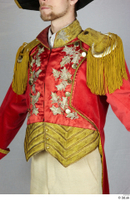  Photos Army man Frech Officier in uniform 1 18th century French soldier Officier red jacket upper body 0002.jpg